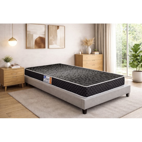 Colchão Solteiro Espuma D-33 78X14x188cm Dream Gazin Preto