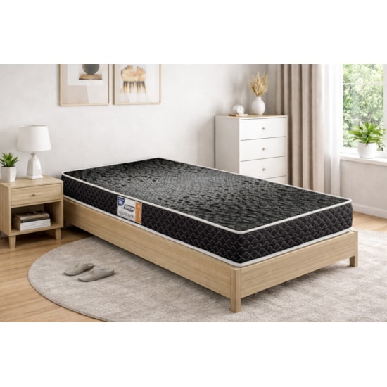 Colchão Solteiro Espuma D-33 88X14x188cm Dream Gazin Preto