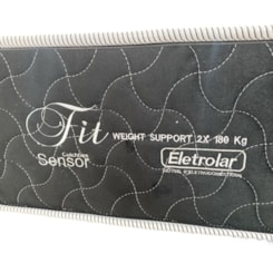 Colchão Solteiro Fit 180Kg D45 88X25x188 Malha Branco M2 A10