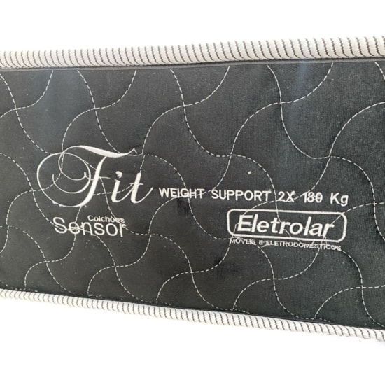 Colchão Solteiro Fit 180Kg D45 88X25x188 Malha Branco M2 A10