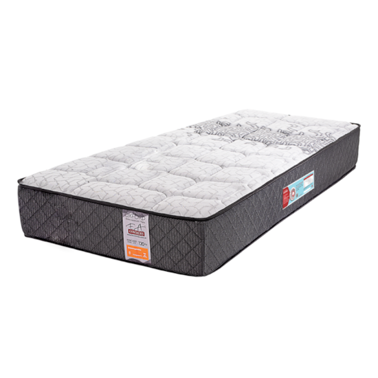 Colchão Solteiro Mola 88X188x25cm Oxford Preto Colchão Solteiro Mola 88X188x25cm Oxford Preto