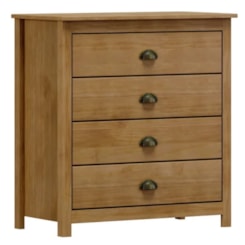 Comoda 4 Gav 80Cm Topázio Finestra Freijó