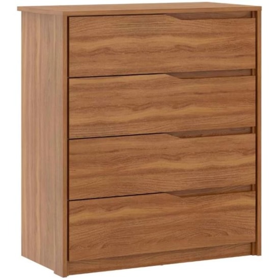 Comoda 4 Gav 92Cm Átria Demóbile Amêndola Touch Comoda 4 Gav 92Cm Átria Demóbile Amêndola Touch