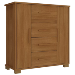 Cômoda 4 Gavetas 2 Portas Kyra Rodial Cinamomo Cômoda 4 Gavetas 2 Portas Kyra Rodial Cinamomo