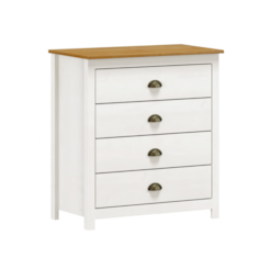 Cômoda 4 Gavetas Topázio Finestra Branco Carvalho Cômoda 4 Gavetas Topázio Finestra Branco Carvalho