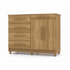Comoda 5 Gav 122Cm 2 Ptas Vila Rica Nature Brisa