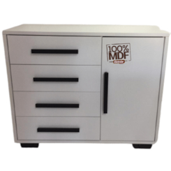 Cômoda Sapateira 100% Mdf Sweet Branco Pux Preto Cômoda Sapateira 100% Mdf Sweet Branco Pux Preto