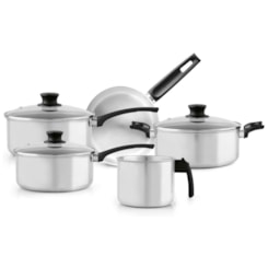 Conj Panelas Alum 5 Pcs Polida Panelux  Polida