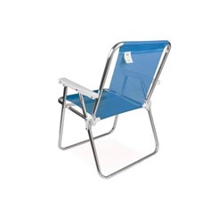 Conjunto 2 Cadeiras Alta Alumínio Sannet Mor Azul
