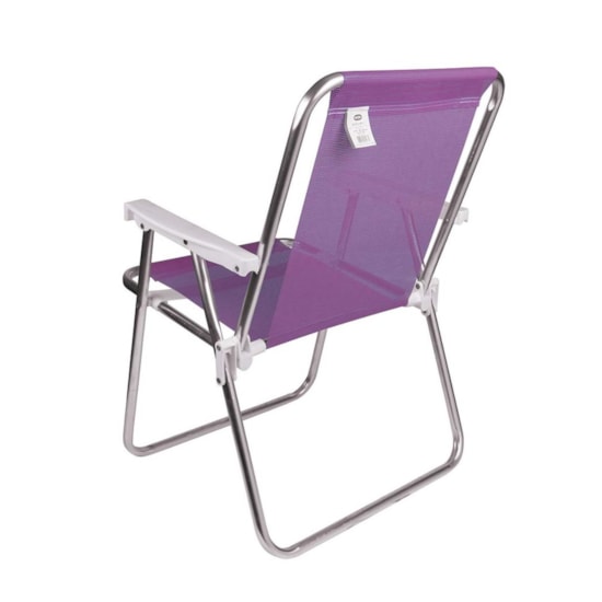 Conjunto 2 Cadeiras Alta Alumínio Sannet Mor Lilas Conjunto 2 Cadeiras Alta Alumínio Sannet Mor Lilas