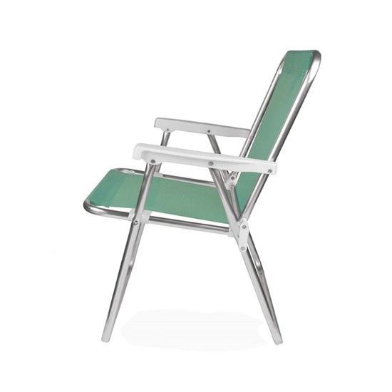 Conjunto 2 Cadeiras Alta Alumínio Sannet Mor Verde