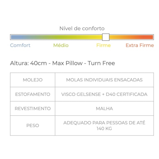 Conjunto Box Bioquantico Vibromassagem Queen Plus 158X198cm Zen F.A Conjunto Box Bioquantico Vibromassagem Queen Plus 158X198cm Zen F.A
