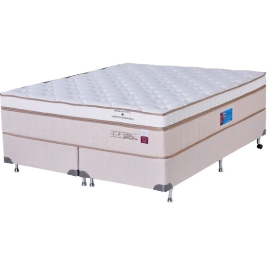 Conjunto Box Bioquantico Vibromassagem Queen Plus 158X198cm Zen F.A Conjunto Box Bioquantico Vibromassagem Queen Plus 158X198cm Zen F.A