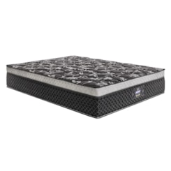 Conjunto Box Mola Casal 158Cm Opala Negro Gazin Conjunto Box Mola Casal 158Cm Opala Negro Gazin