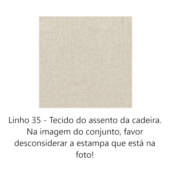 Conjunto De Mesa Com 6 Cadeira Estofada Odessa Conjunto De Mesa Com 6 Cadeira Estofada Odessa