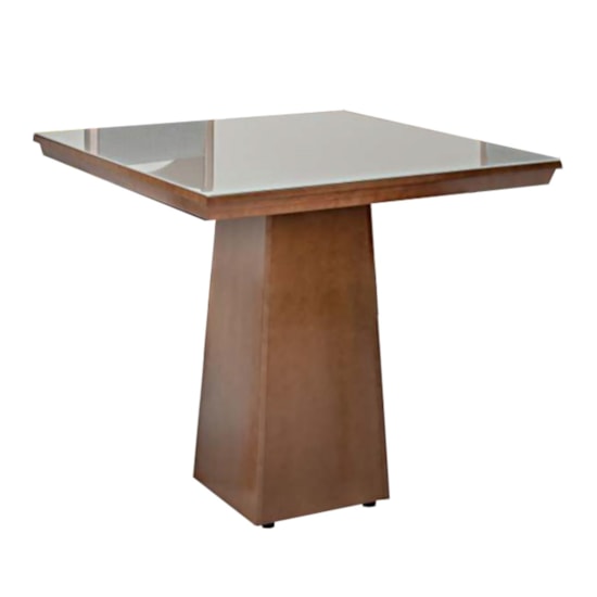 Conjunto De Mesa Eubeia Com Tampo De Vidro Nude 4 Cadeiras Lemnos Em Tecido Facto 90 X 90 Cm Conjunto De Mesa Eubeia Com Tampo De Vidro Nude 4 Cadeiras Lemnos Em Tecido Facto 90 X 90 Cm