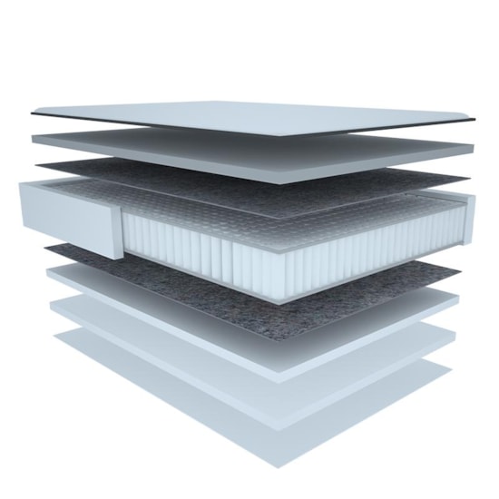 Conjunto Gazin Mola Los Angeles 138X188x50cm Base Suede Marron