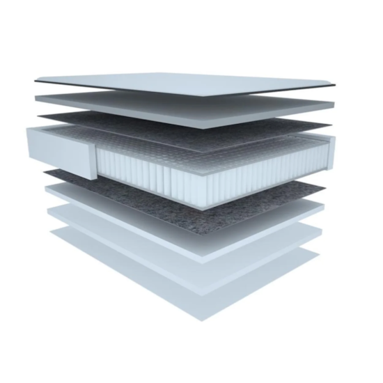 Conjunto Gazin Mola Los Angeles 138X188x50cm Base Suede Preta