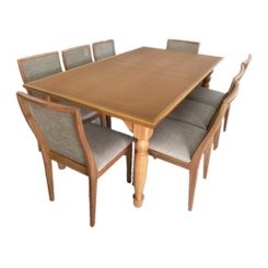 Conjunto Mesa Atlanta 180Cm Com 8 Cadeiras Arizona Conjunto Mesa Atlanta 180Cm Com 8 Cadeiras Arizona