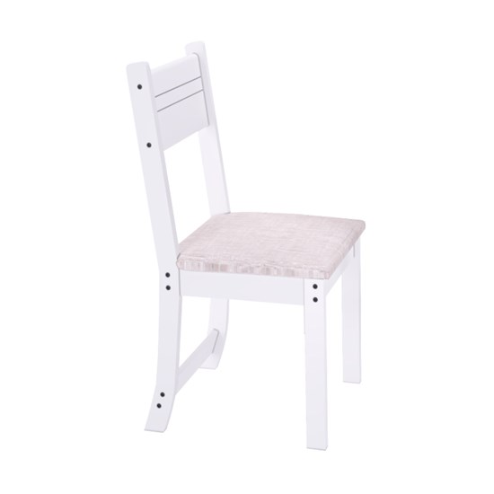 Conjunto Mesa Caribe 4 Cadeiras Indekes Branco