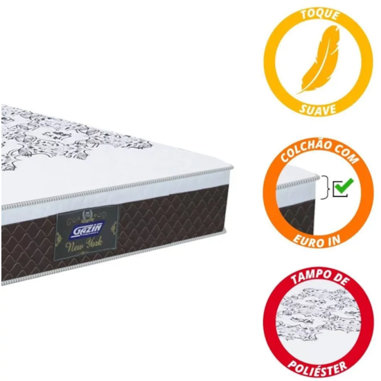 Conjunto New York Casal 158X198 Gazin Conjunto New York Casal 158X198 Gazin