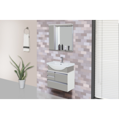 Conjunto Para Banheiro Firenze 63.5Cm Gianduia