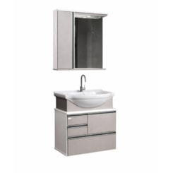 Conjunto Para Banheiro Firenze 83,5 Cm Gianduia