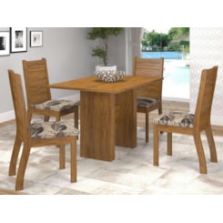 Conjunto Sala Quick Com 4 Cad Napoli Imbuia/Cacau Conjunto Sala Quick Com 4 Cad Napoli Imbuia/Cacau
