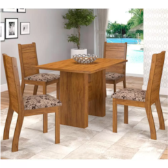 Conjunto Sala Quick Com 4 Cad Napoli Imbuia Mascavo Conjunto Sala Quick Com 4 Cad Napoli Imbuia Mascavo