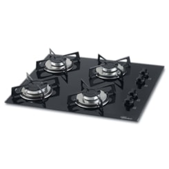 Cooktop 4 Bocas Fischer 1519-5713 Vidro Preto