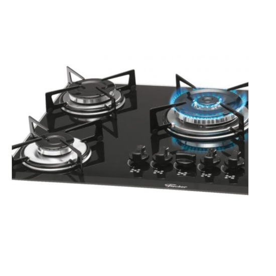 Cooktop 5 Bcs Tripla Chama Fischer 1743 Preto Cooktop 5 Bcs Tripla Chama Fischer 1743 Preto