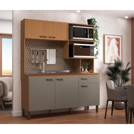 Cozinha Compacta Evelyn Angelin Damasco Cozinha Compacta Evelyn Angelin Damasco