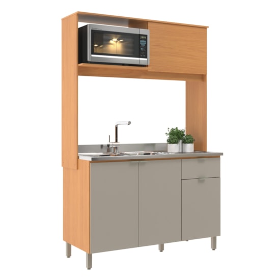 Cozinha Compacta Lya Angelin/Nude