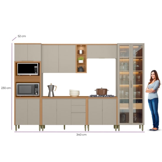 Cozinha Completa 6 Pecas Com Torre Quente E Cristaleira Allure Cozinha Completa 6 Pecas Com Torre Quente E Cristaleira Allure