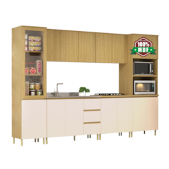 Cozinha Florença 6 Peças Canary Off White
