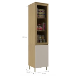 Cozinha Florença 6 Peças Canary Off White