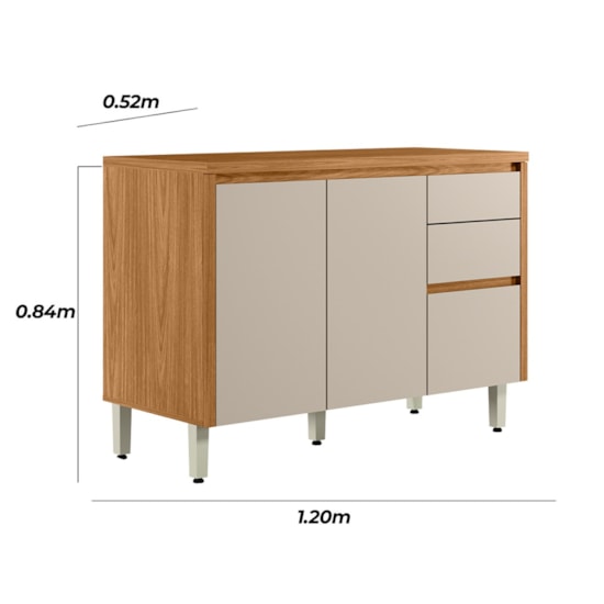Cozinha Modulada Michelangelo 100% Mdf Cozinha Modulada Michelangelo 100% Mdf