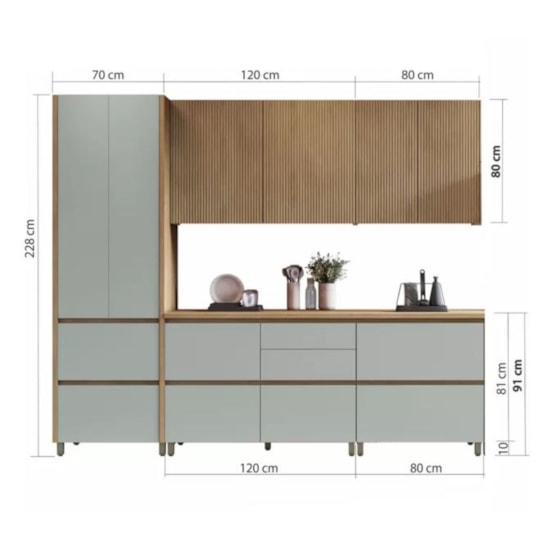 Cozinha Rainha 5 Peças Nesher Nature Verde Cozinha Rainha 5 Peças Nesher Nature Verde