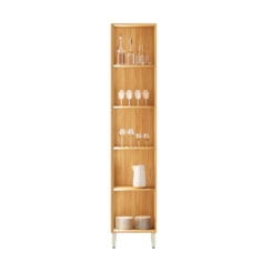 Cristaleira 1 Porta 48Cm Plena Demobile Cinamomo Nude Prime