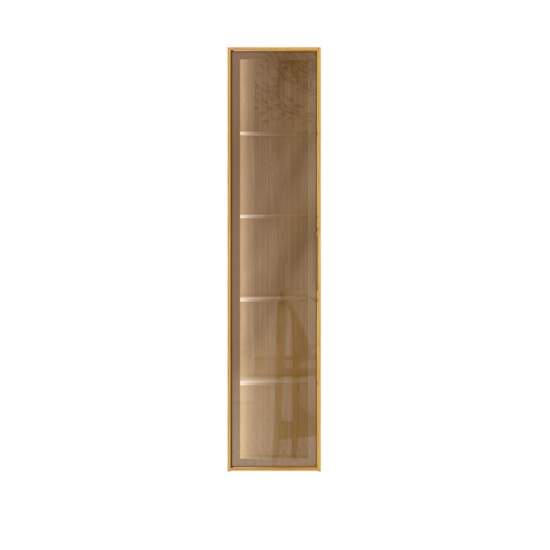 Cristaleira 1 Porta 48Cm Plena Demobile Cinamomo Nude Prime