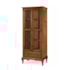Cristaleira Lateral Mad 2P 1G 3Prateleir Imbuia Glazer
