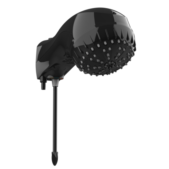 Ducha Top Banho Black Piano 4T 220V 7000W Preto