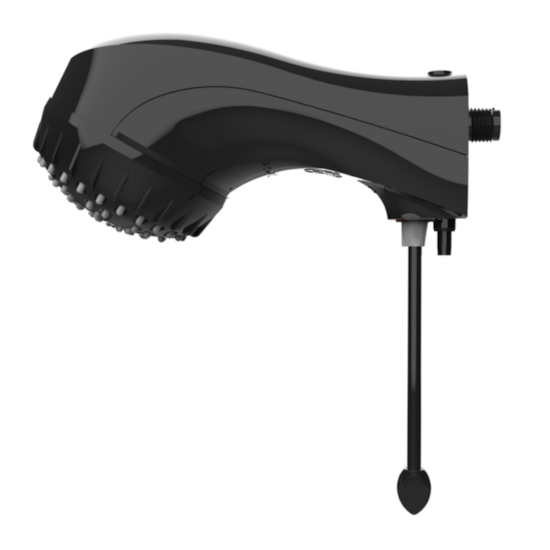 Ducha Top Banho Black Piano 4T 220V 7000W Preto