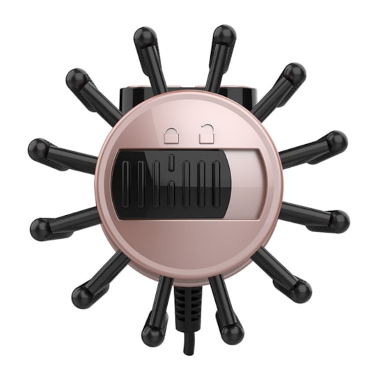 Escova De Cabelo Rotativa Della 1200W Preto