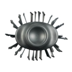 Escova De Cabelo Secadora Della 1100W Preto