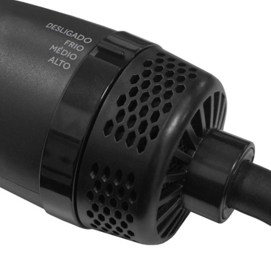 Escova De Cabelo Secadora Della 1100W Preto