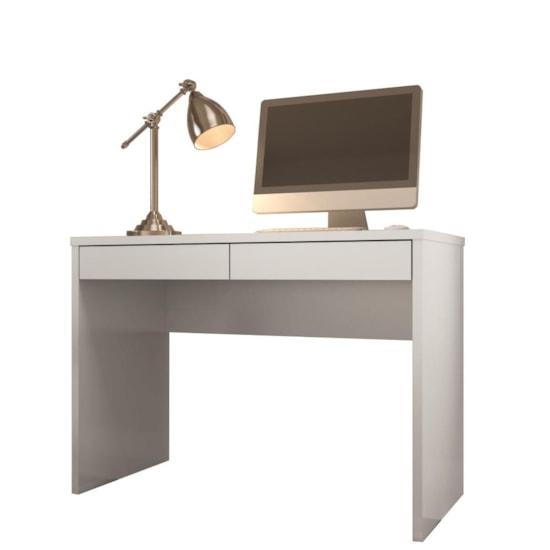 Escrivaninha 110Cm 6080 Luxo Jb Bechara Branco Escrivaninha 110Cm 6080 Luxo Jb Bechara Branco
