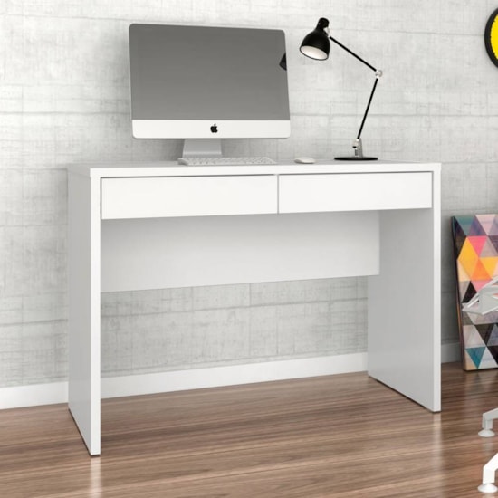 Escrivaninha 110Cm 6080 Luxo Jb Bechara Branco Escrivaninha 110Cm 6080 Luxo Jb Bechara Branco