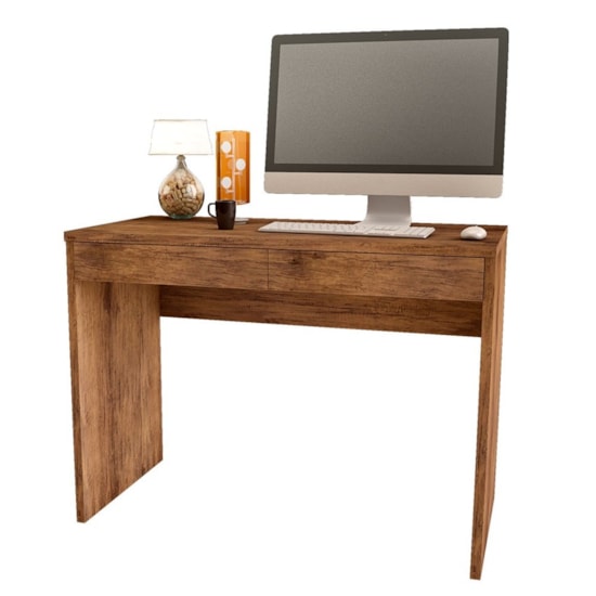 Escrivaninha 110Cm 6080 Luxo Jb Bechara Canela Madeirado  Escrivaninha 110Cm 6080 Luxo Jb Bechara Canela Madeirado