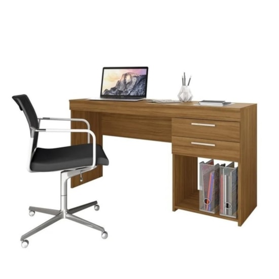 Escrivaninha 120Cm Office 2 Gav Notável Freijo Trend Escrivaninha 120Cm Office 2 Gav Notável Freijo Trend